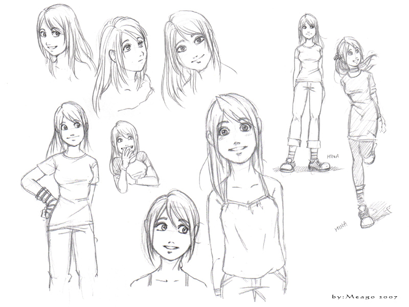 Mina random sketches