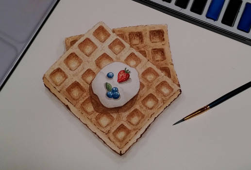 Watercolor Waffles