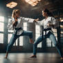 Casual sparring