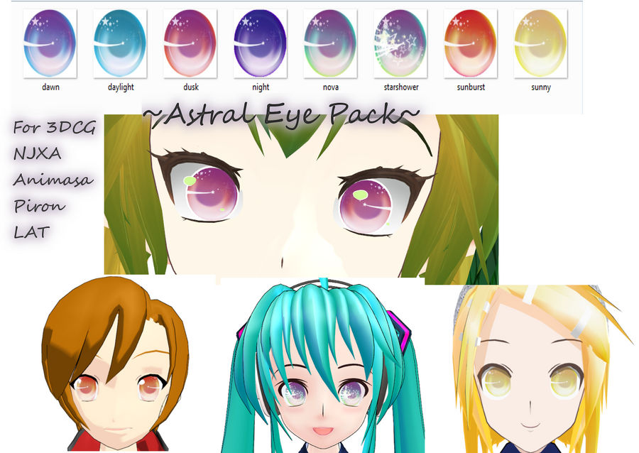 MMD Astral EyePack