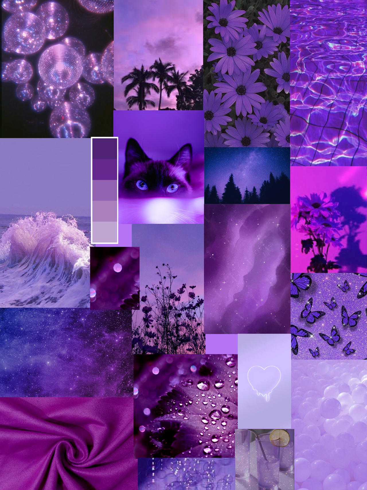Purple mood board by CanarySandss on DeviantArt