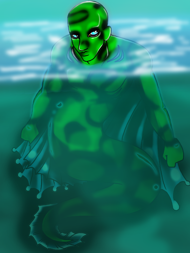 30 Day Monster Boy challenge: 05 Merman