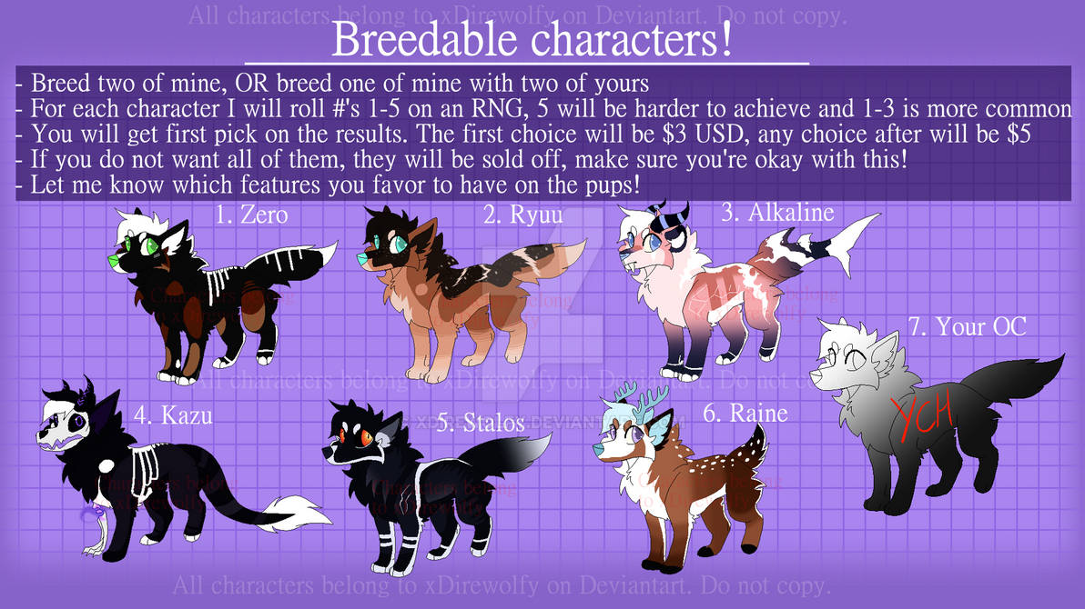 Micro Breedables Breedables! OPEN by xDirewolfy on DeviantArt