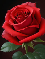 Valentine's Love (Red Rose)