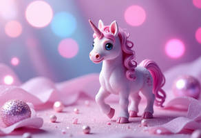 Girly Pink Unicorn