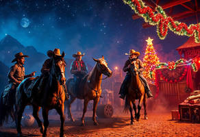 Arriving to The Western Christmas Party