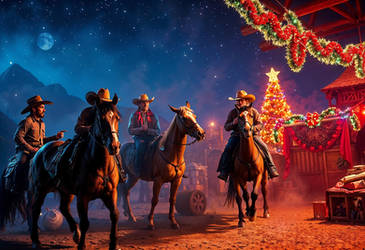 Arriving to The Western Christmas Party