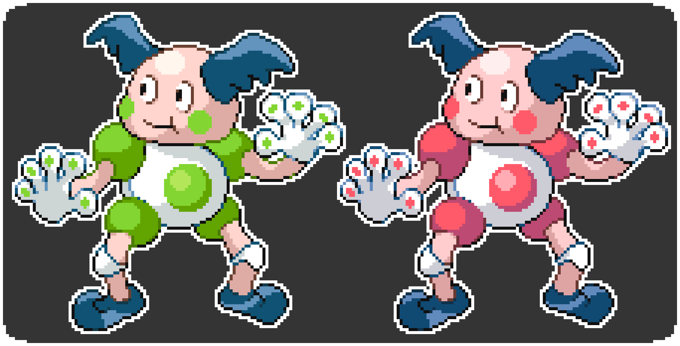Mr. Mime XL Sprite by CourageousArcanine on DeviantArt