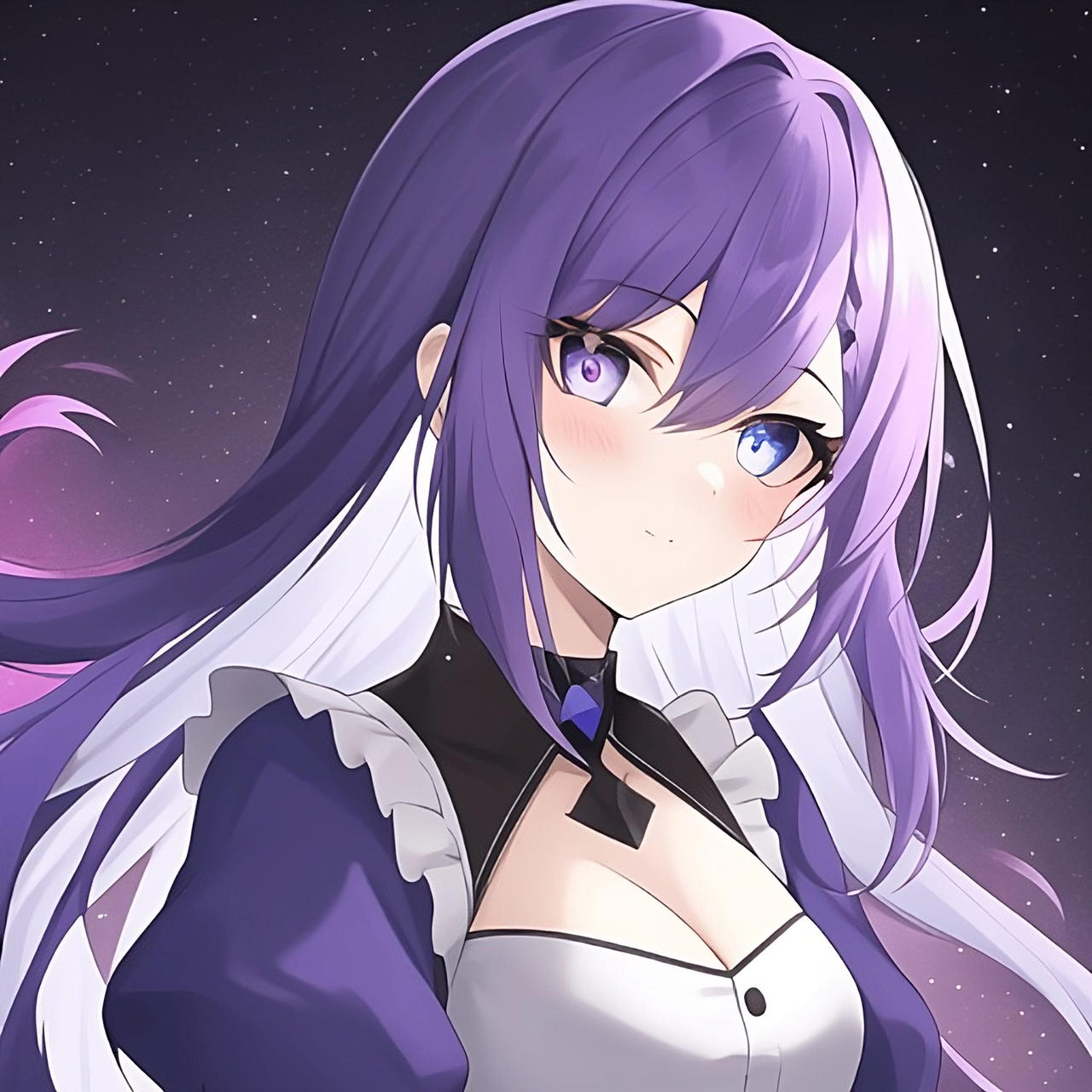 Girl With Purple Hair By Krzychumen On DeviantArt girl-with-purple-hair-by-krzychumen-on-deviantart