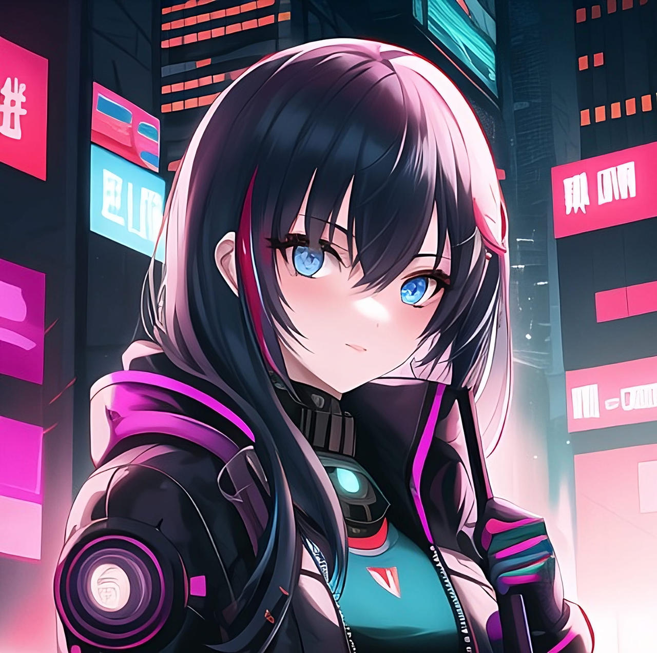 Cyberpunk Anime Girl