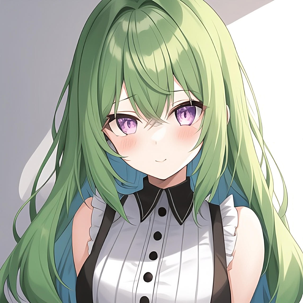 Green Hair Anime Girl by BeroBer1 on DeviantArt