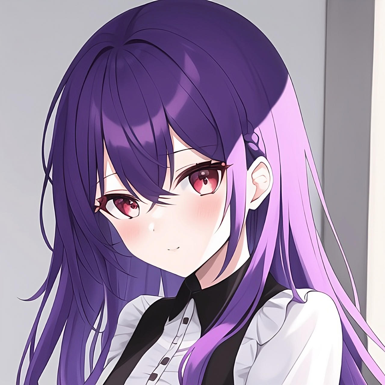 Girl With Purple Hair By Krzychumen On DeviantArt girl-with-purple-hair-by-krzychumen-on-deviantart