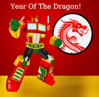 Optimus Prime Year of the Dragon.