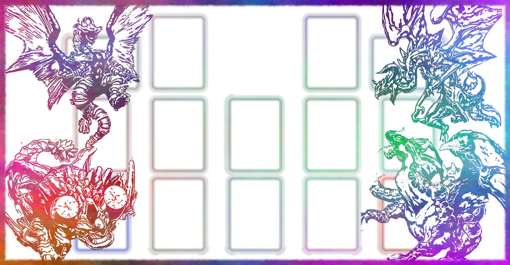 Dragon Ruler Mat Dragon Rulers Playmat: Rainbow Variation by NatuElChido on DeviantArt