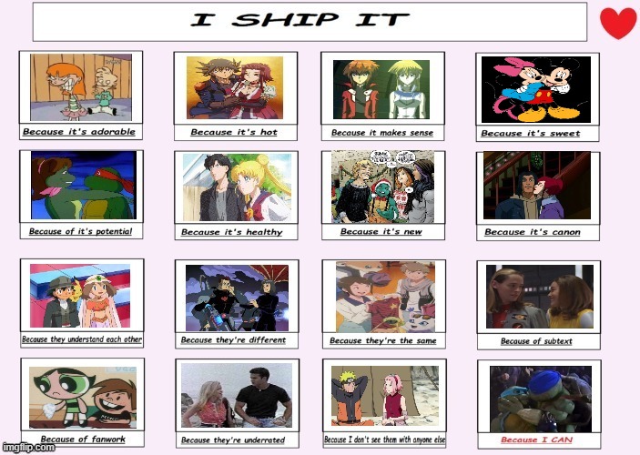 Ultimate OTP Meme My Version By LeoFan85 On DeviantArt