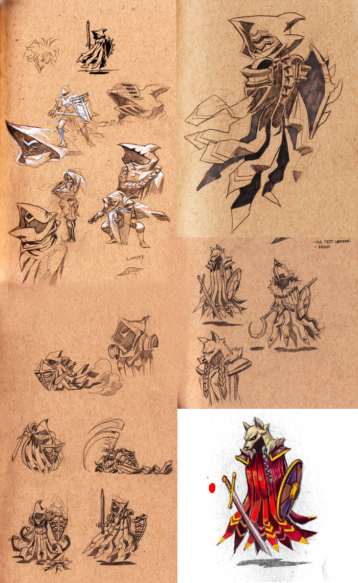 Some game enemy concept sketches. by mishinsilo on DeviantArt