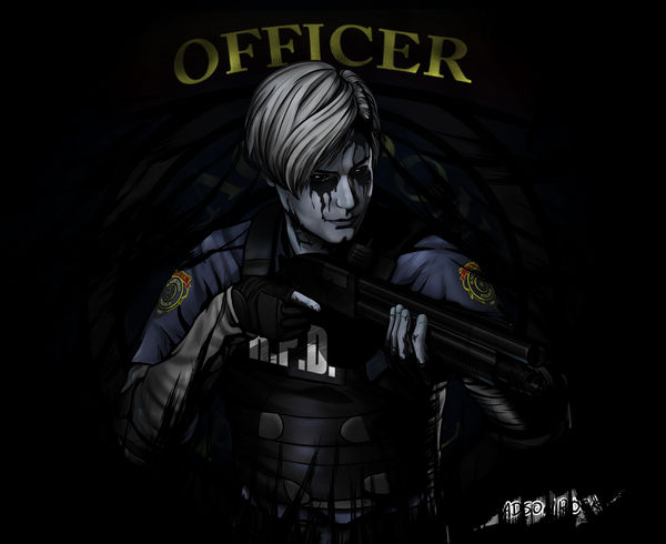 Kin Leon Zombie Zombie Leon S. Kennedy - Resident Evil II by AdsonRocks on DeviantArt