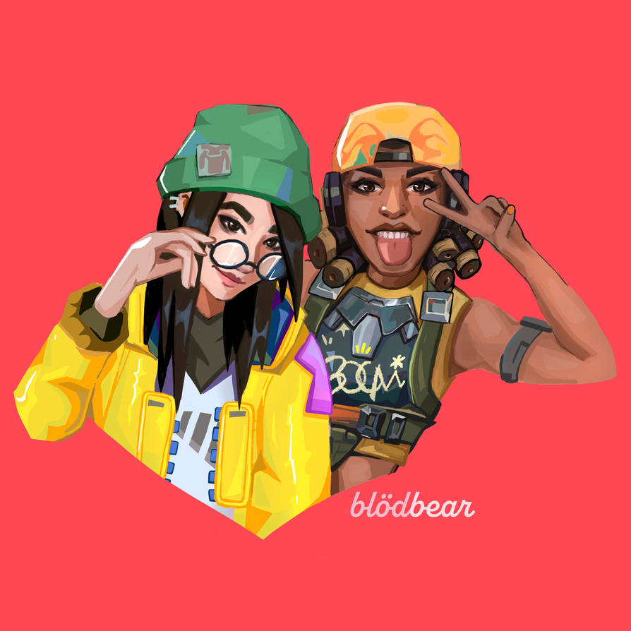 Killjoy x Raze by blodbear on DeviantArt