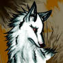 White Red-Eyed Wolf