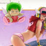 Arale fan art... close-up