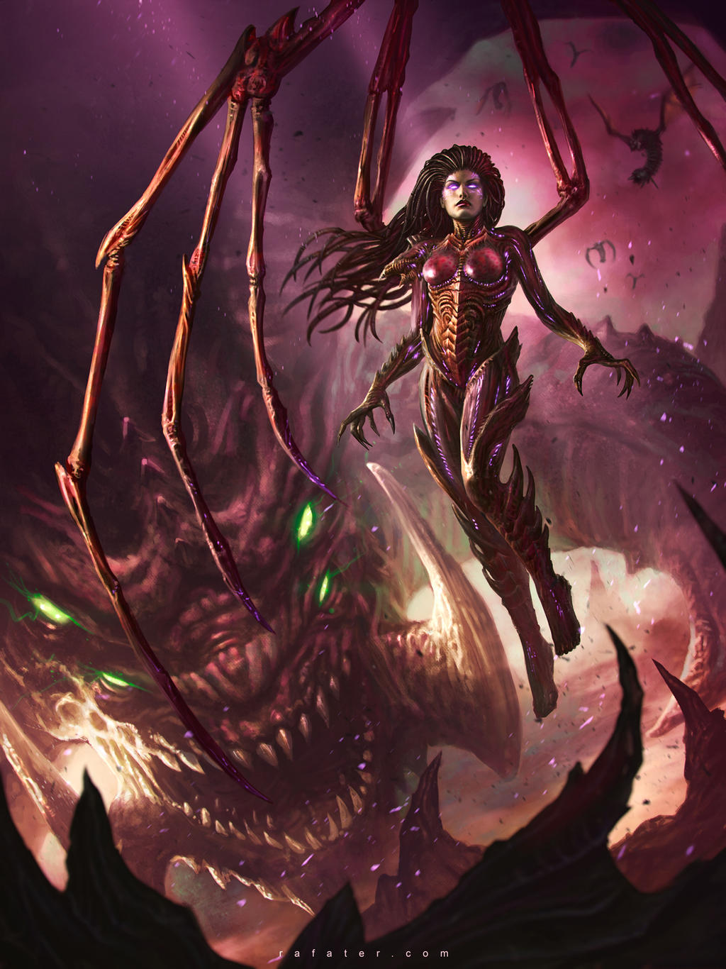 Blizzcon Art Contest 2014 Kerrigan By Rafater by rafater