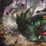Warhammer - Gordrakk, Fist of Gork, on Maw-krusha