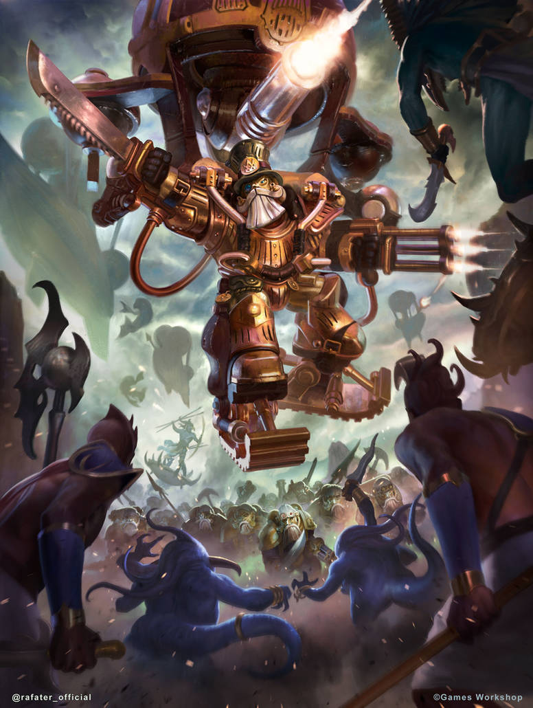 Brock Grungsson - Kharandon Overlords - Warhammer by rafater