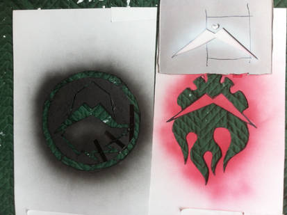 Gurren Lagann Symbol Stencils 2