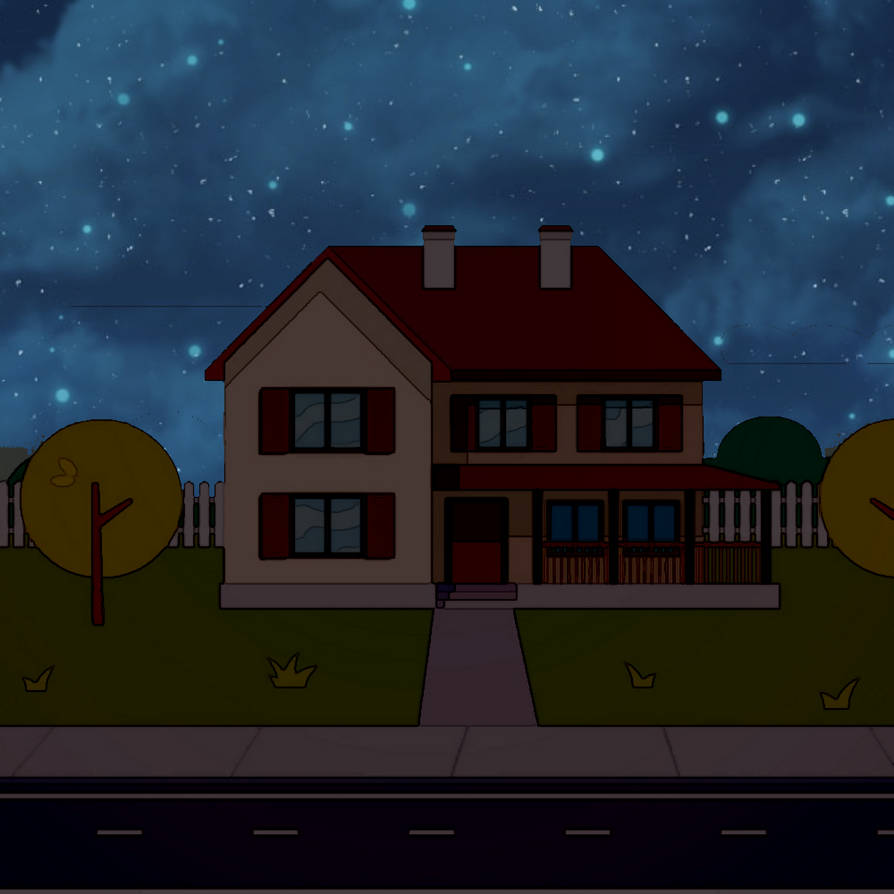 Gacha House at Night by CartoonimatorDeeep on DeviantArt