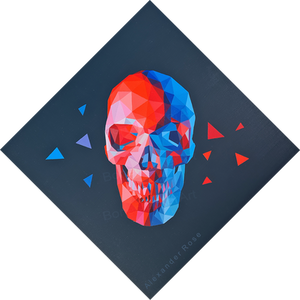 lowpoly skull