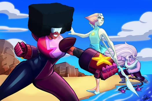 The Crystal Gems! steven Universe