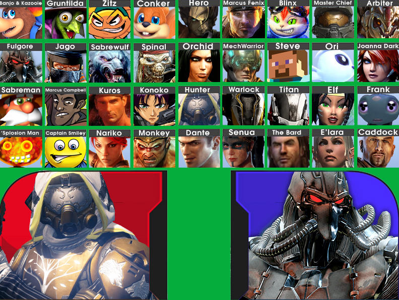Xbox Fighter Roster Microsoft Fighting Game Roster by StrangeFate512 on DeviantArt