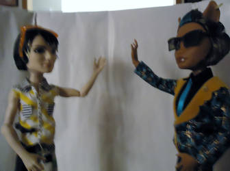 Monster High Test Shot Claud and Jackson