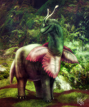 Realistic Interpretations: Meganium by vcubestudios Realistic Interpretations: Meganium by vcubestudios