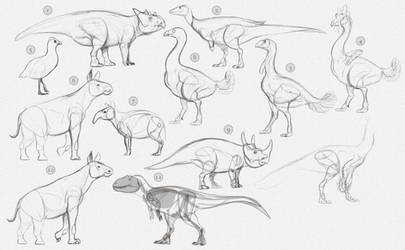 Sketch: A Random Assortment Of Speculative Animals