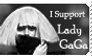 I Support GaGa Stamp