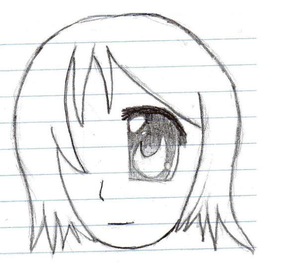 first anime drawing by shyButter on DeviantArt