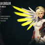 Overwatch Infographic - Angela 'Mercy' Ziegler
