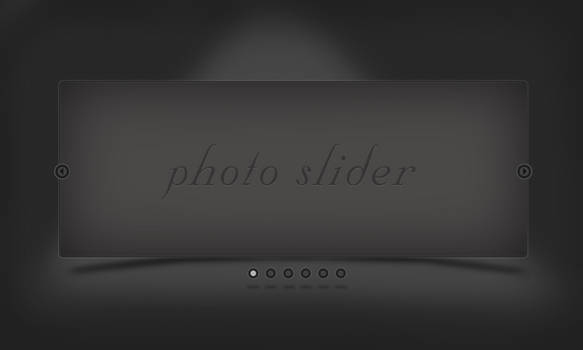 Dark photo slider