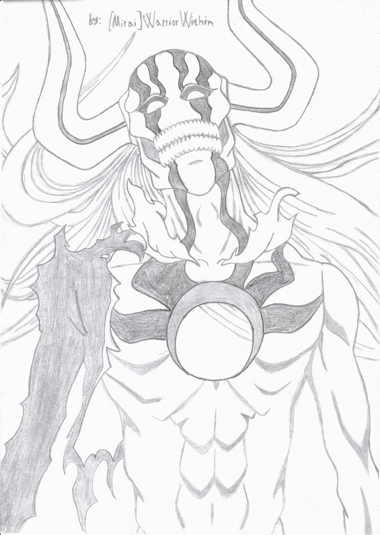 No spoiler) Vasto Lorde Ichigo! Sketch made by me, based from a photo taken  from the internet :) : r/bleach