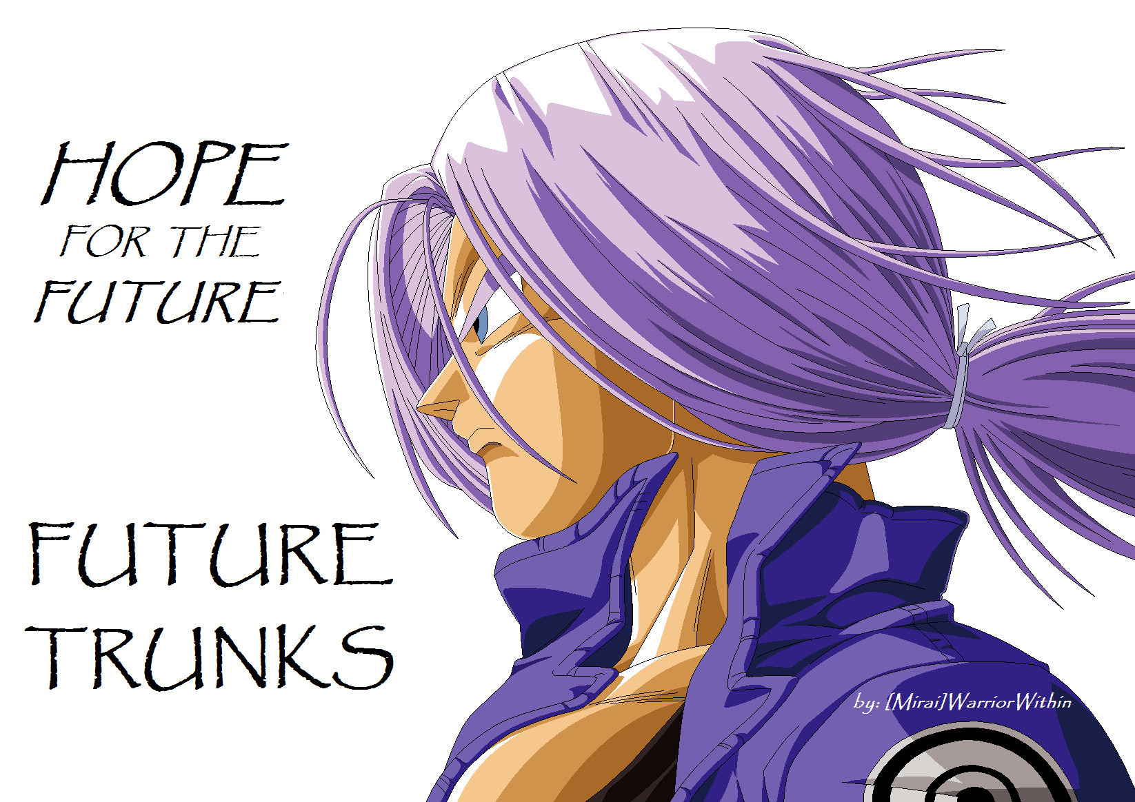 [MS Paint] Future Trunks Long Hair