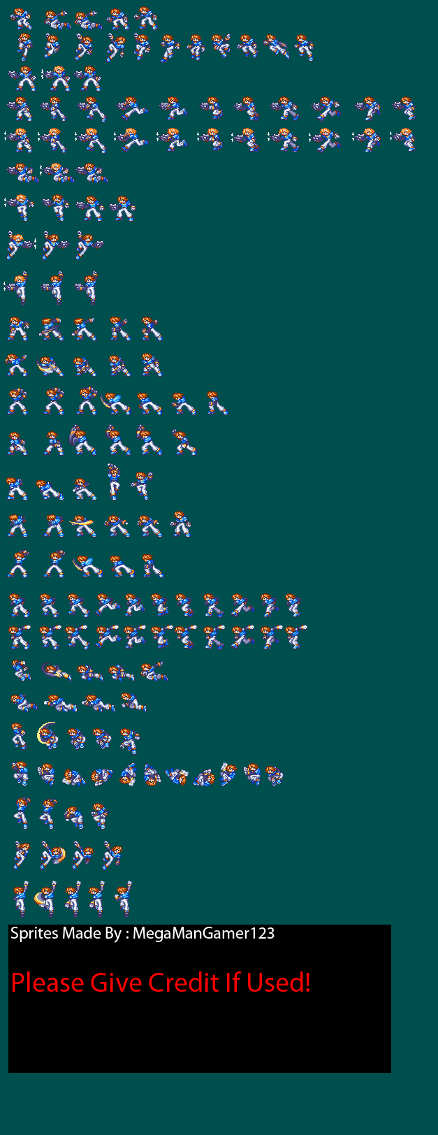 MegaManGamer123's MMZX Vent Sprite Sheet.