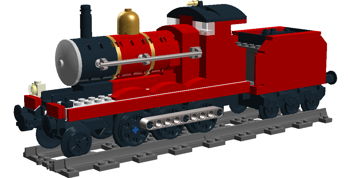 Squid1562 on X: Lego James the Red Engine!