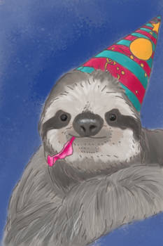 Birthday Sloth