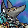 Egyptian god Anubis ACEO