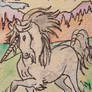 unicorn of the hills ACEO