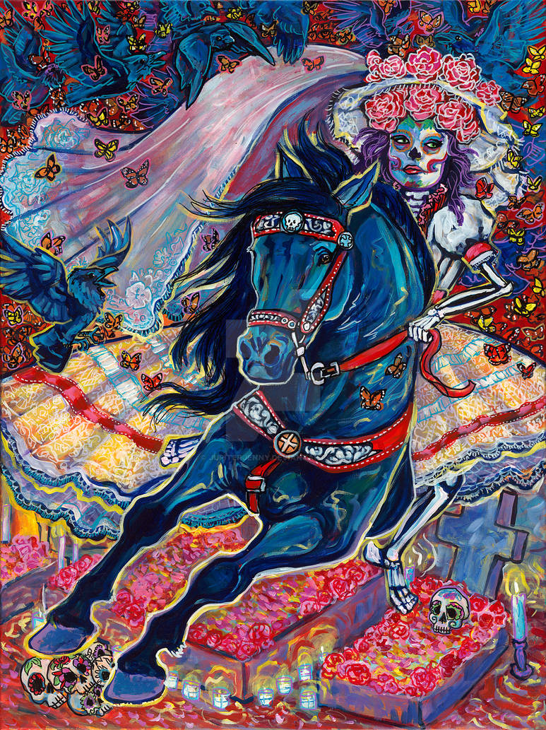 Day of the Dead Riders #2 The Bride by jupiterjenny on DeviantArt