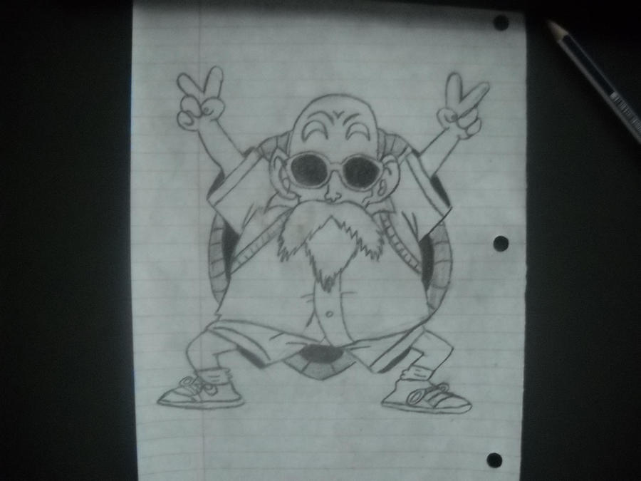 Master Roshi Graffiti Master Roshi by ASLPirates on DeviantArt