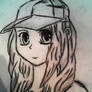 Anime Girl with Cap