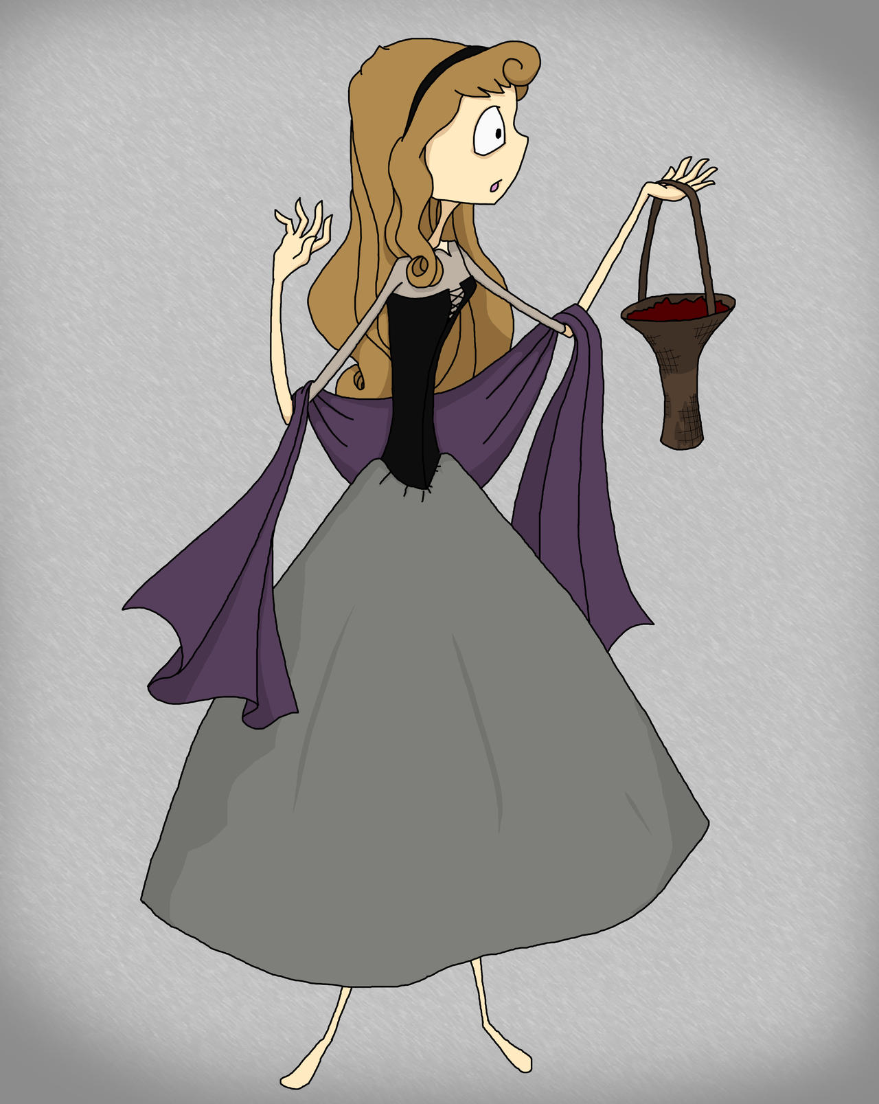 Tim Burton Style Briar Rose by RandomOne666 on DeviantArt